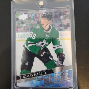 Thomas Harley Young Guns Hockey Card